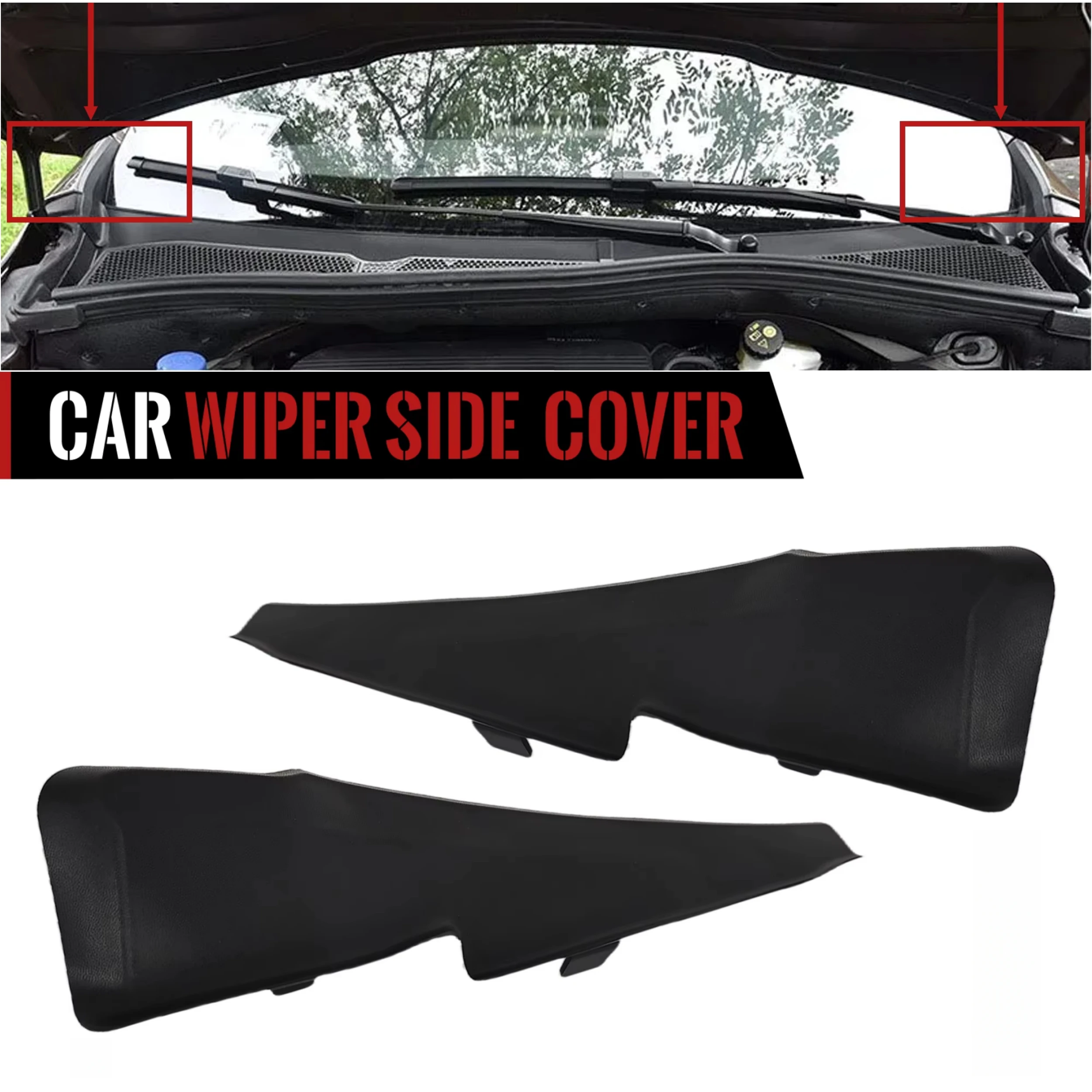 Car Windscreen Trim Panel Windshield Trim For Peugeot 208 I 2008 I 2012 2013 2014 2015 2016 2017 2018-2019 96748542XT 96748540XT