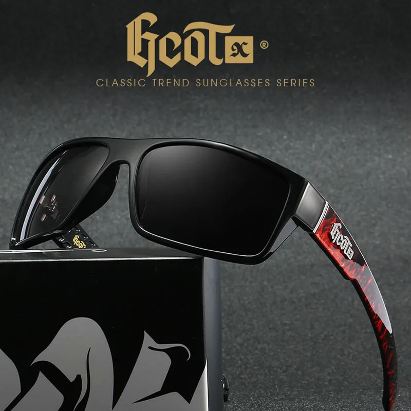 

GCOTX New Hip Hop Style Fashion Polarized Sunglasses UV400 Protection Men Women Retro Classic Driving Sun Glasses Festival Gift