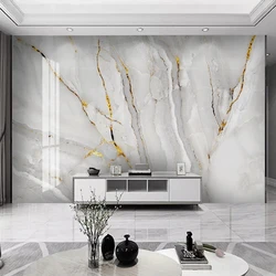 Custom Foto Tapete Moderne Licht Luxus Goldene Marmor Landschaft Wandbild Hintergrund Wand Dekor Wohnzimmer Schlafzimmer Papier Peint
