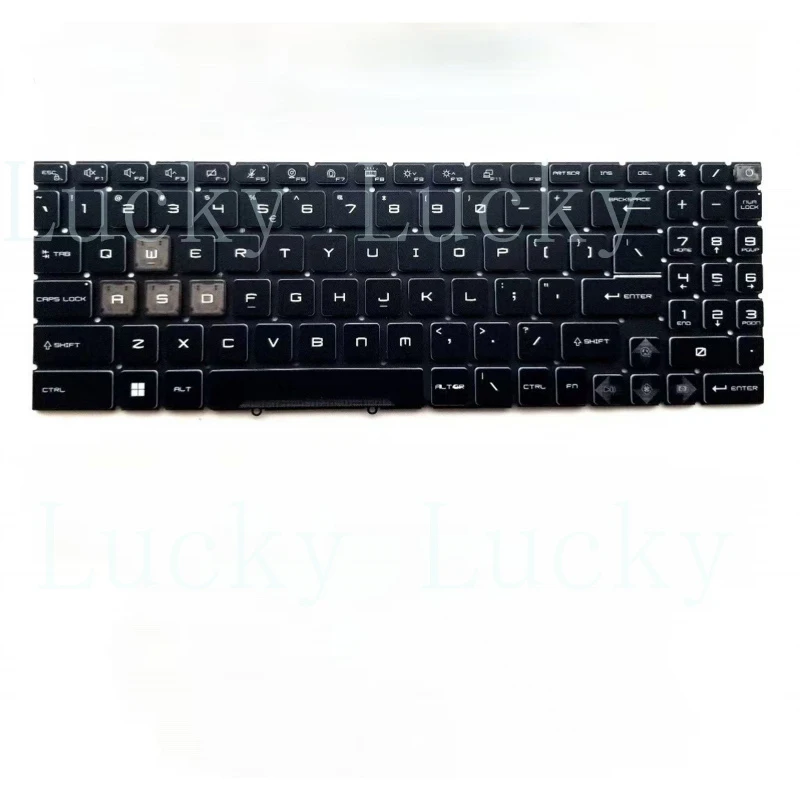 F New Laptop Keyboard for MSI Pulse 17 B13V MS-17L5 MS-1585 MS-1587 US RGB Backlit