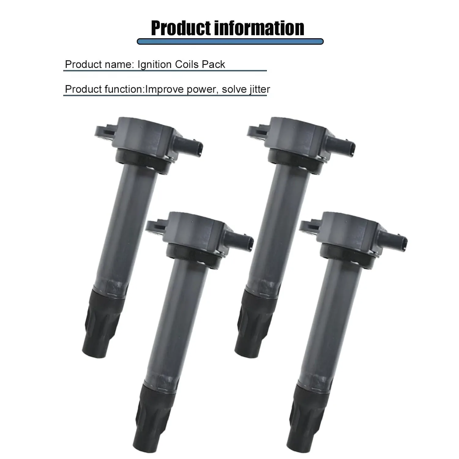 4pcs 04606824AB Ignition Coil &Spark Plug 04606824AC UF557 For Dodge Journey Jeep Compass 2.0L 2.4L For Chrysler Sebring Patriot
