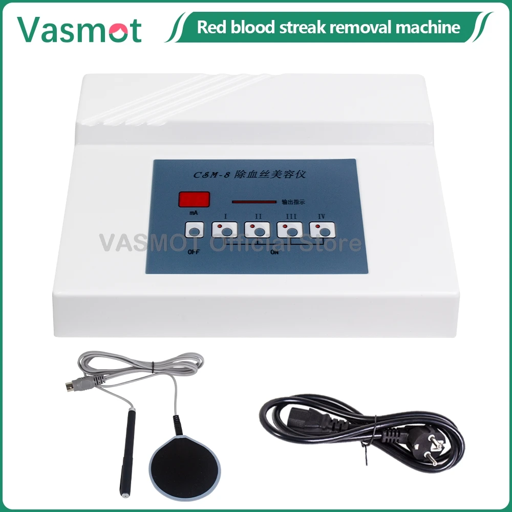 Facial Red Blood Streak Spot Blood Vessels Vascular Removal Beauty Machine High-Frequency Needle RF Spider Veins Removal Device