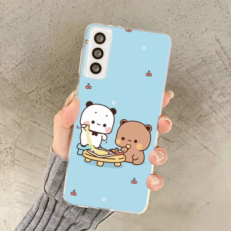 Custodia per telefono Bubududu Panda per Samsung S21 A10 per Redmi Note 7 9 per Huawei P30Pro Honor 8X 10i cover