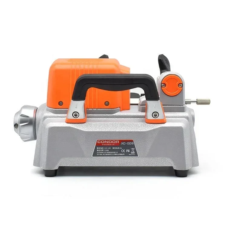 

Original Xhorse Condor XC-009 Key Cutting Machine Duplicating Tool With Battery for Single-Sided keys and Double-Sided Keys