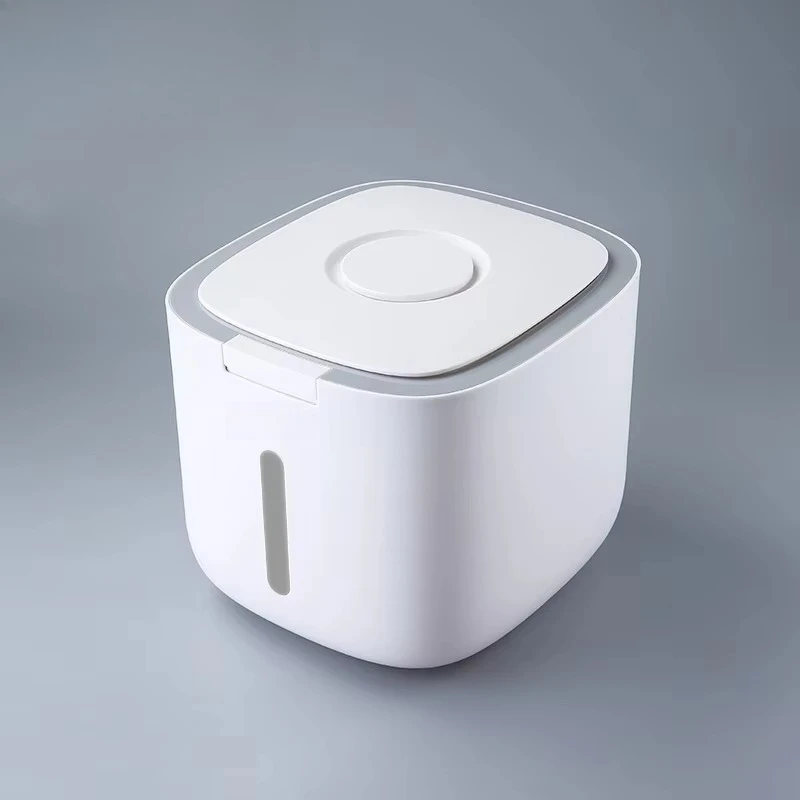 insect-proof and moisture-proof storage bucket, automatic embossing and sealing, large-capacity 10KG grain storage cabinet