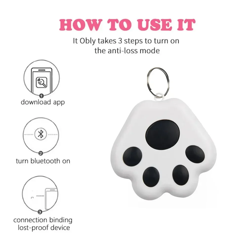 Mini GPS Tracker Anti-lost Sensor Finder Smart Bluetooth GPS Locator Wireless Tracker Pets Dog Wallet Phone Keys Finder Locator