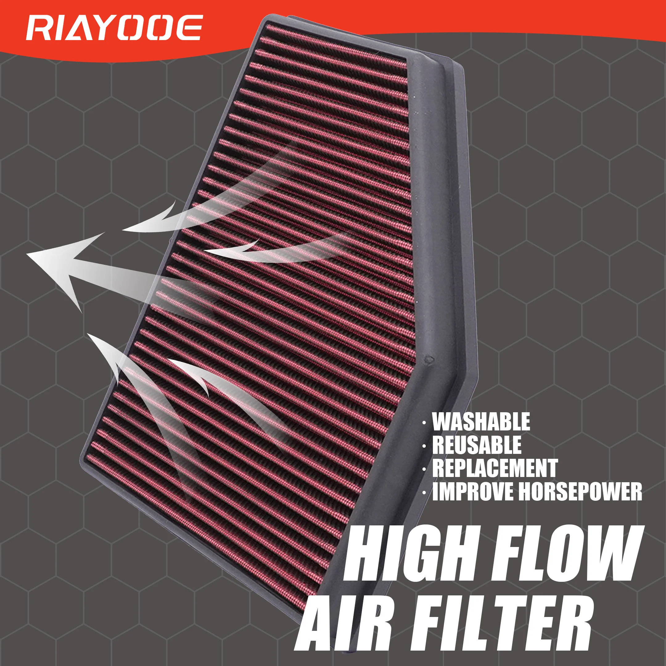 

Cold Intake Air Filter for BMW 520i 530i 540i 630i 640i 730i 740i 840i 725d X3 X4 X5 X6 X7 xDrive High Flow Sport Air Filter