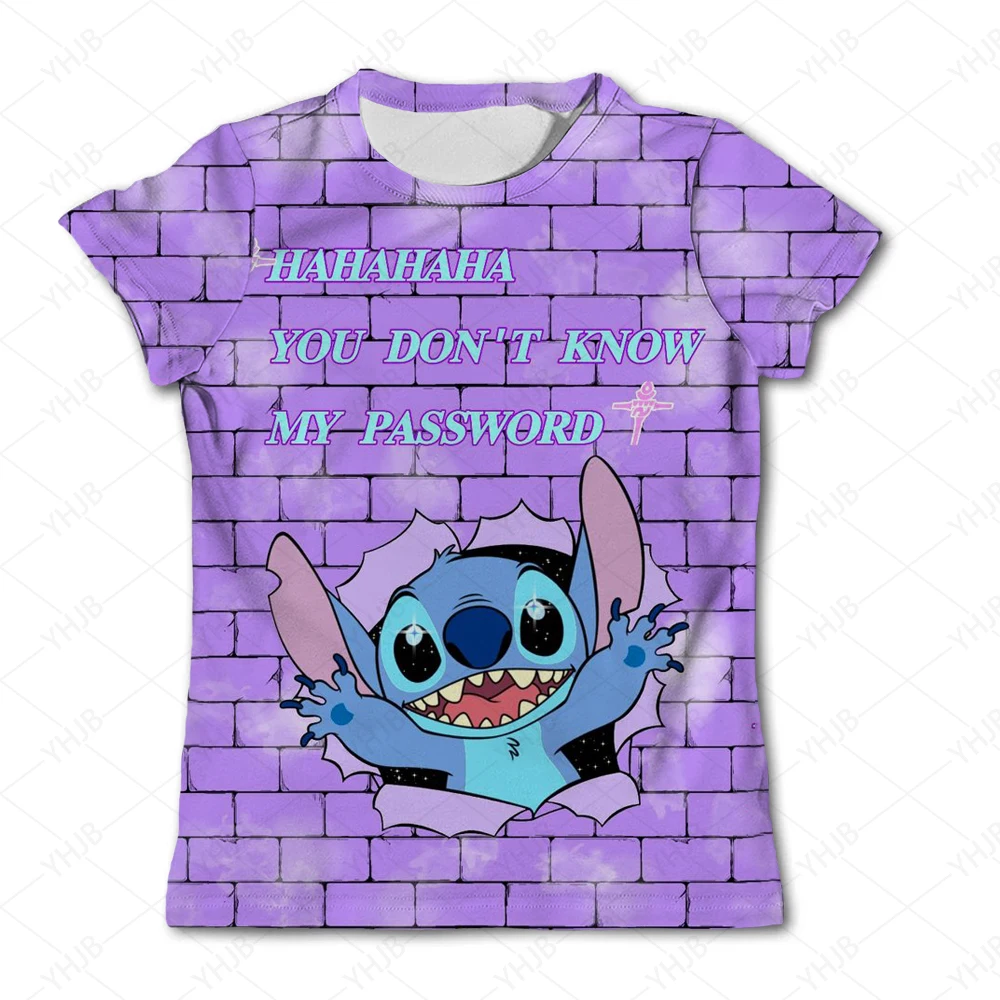 Jungen Mädchen neue Stich Cartoon T-Shirts Sommer Kinder Mode T-Shirts Kleidung Kinder 1-14 Jahre alt lässig Tops T-Shirts Kostüme