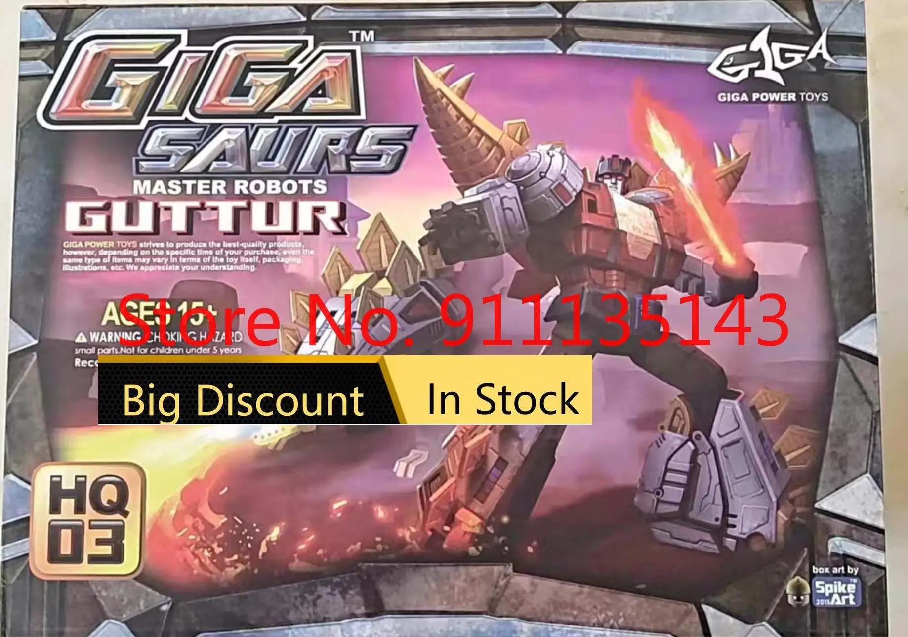 

Gigapower Gp Hq03 Guttur Hq-03 Snarl Original Versions Spray Paint Ver In Stock