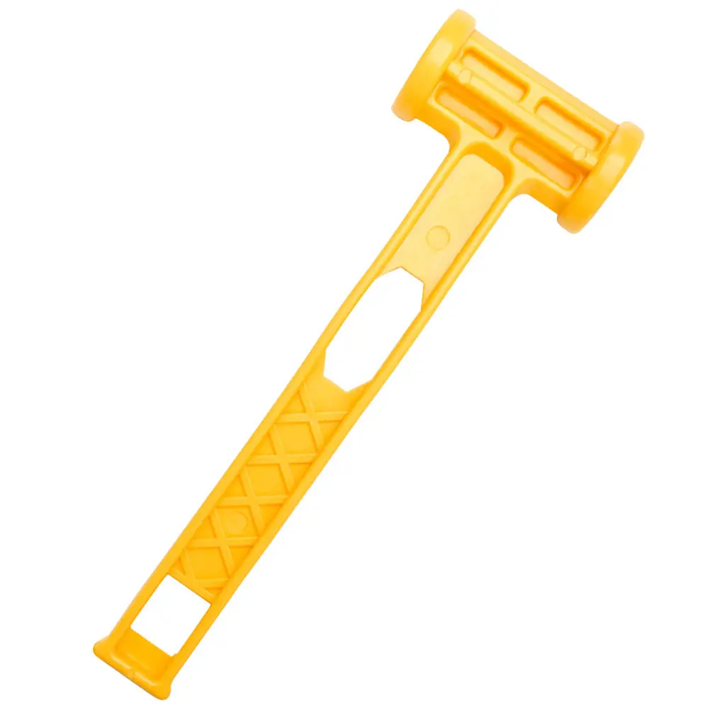 Camping Tent Peg Hammer Plastic Mallet for Outdoor Awning Canopy Stake Driving Pulling Lightweight Portable Handle Notches view 5