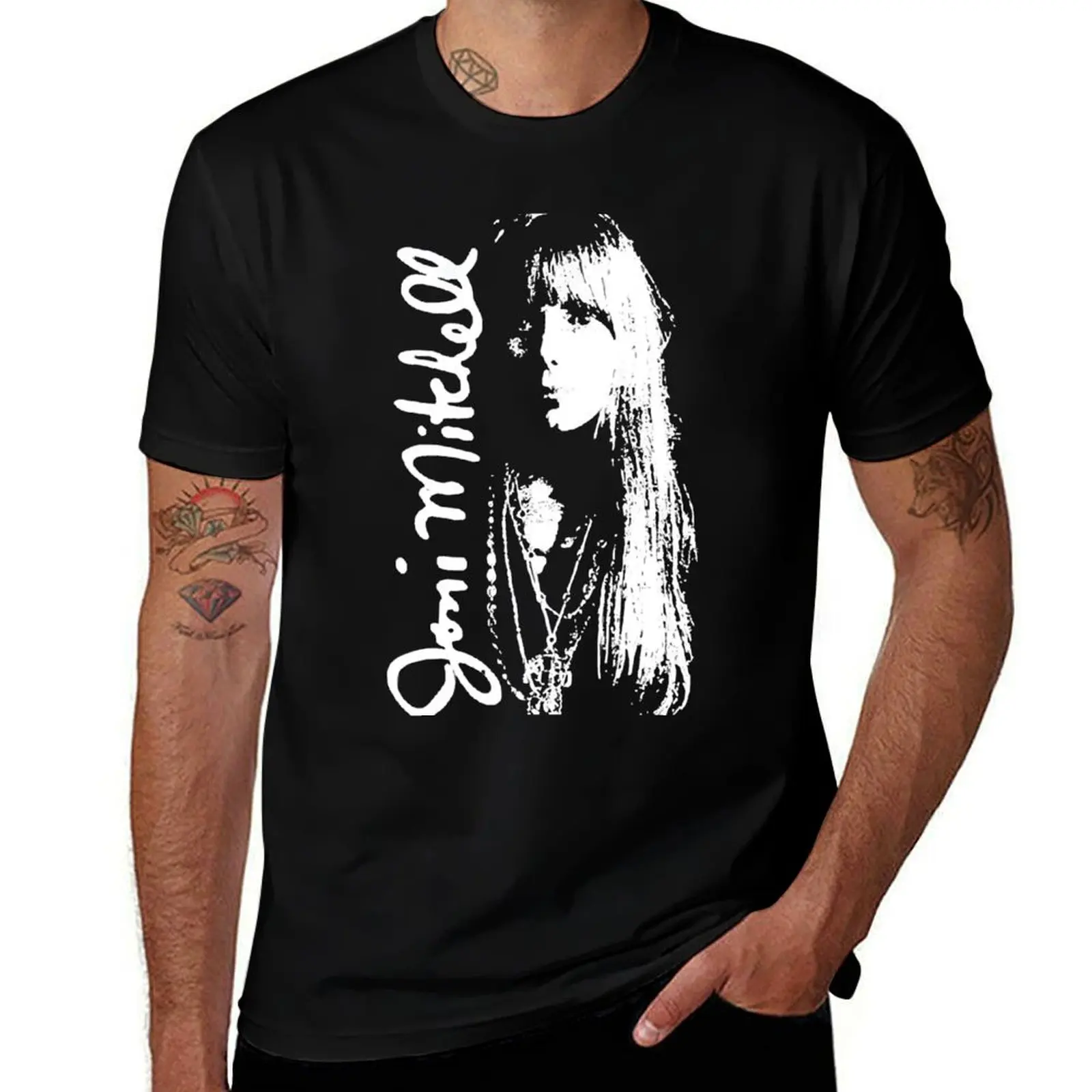 Joni Mitchell(12) T-Shirt Short sleeve tee anime t shirts for men pack