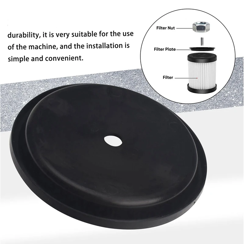 Untuk Ridgid Mur Filter Pelat Filter Penyedot Debu 73316 83872 Mur dan Pelat Filter Vakum VT2565 Aksesori Basah/Kering