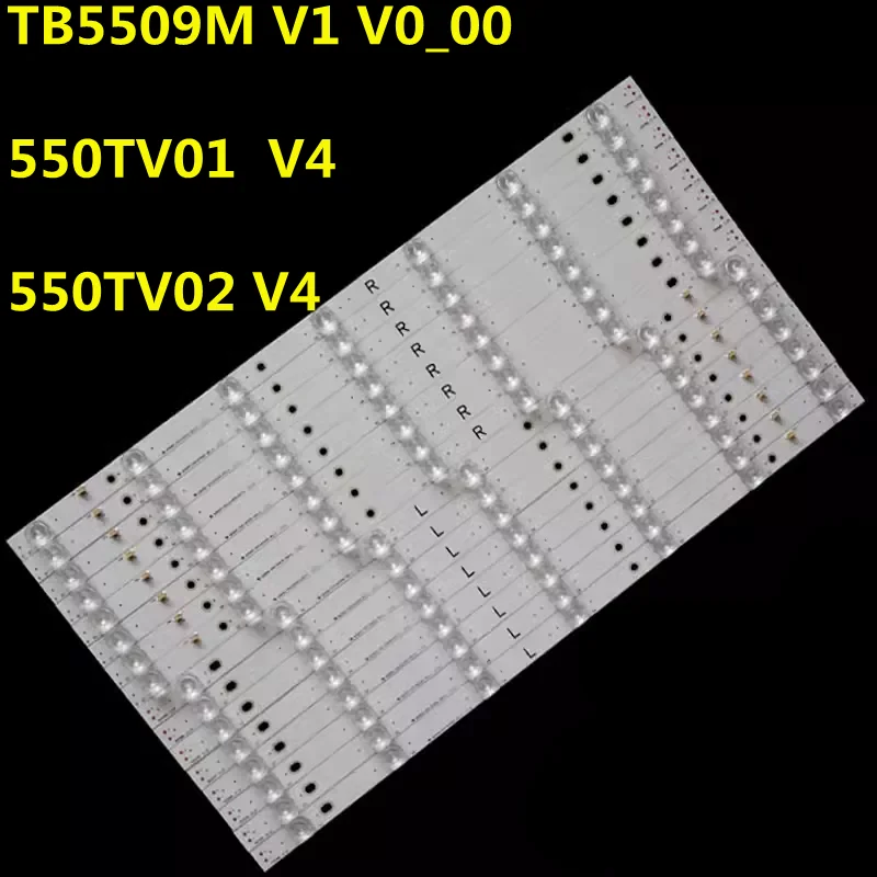 

LED Backlight Strip 7lamp For 550TV01 550TV02 TB5509M V0 V1 TX-55DXW654 TX-55AXW634 TX-55DSW504 TX-55DSU501 TX-55DXU601 LC550EQY