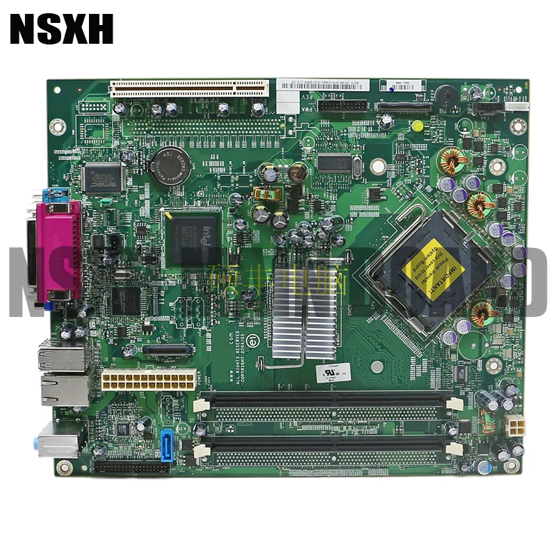 

Оригинальная материнская плата CN-0RJ291 GX520 MT 0RJ291 RJ291 LGA 775 DDR2, материнская плата на 100% протестирована, полностью работает