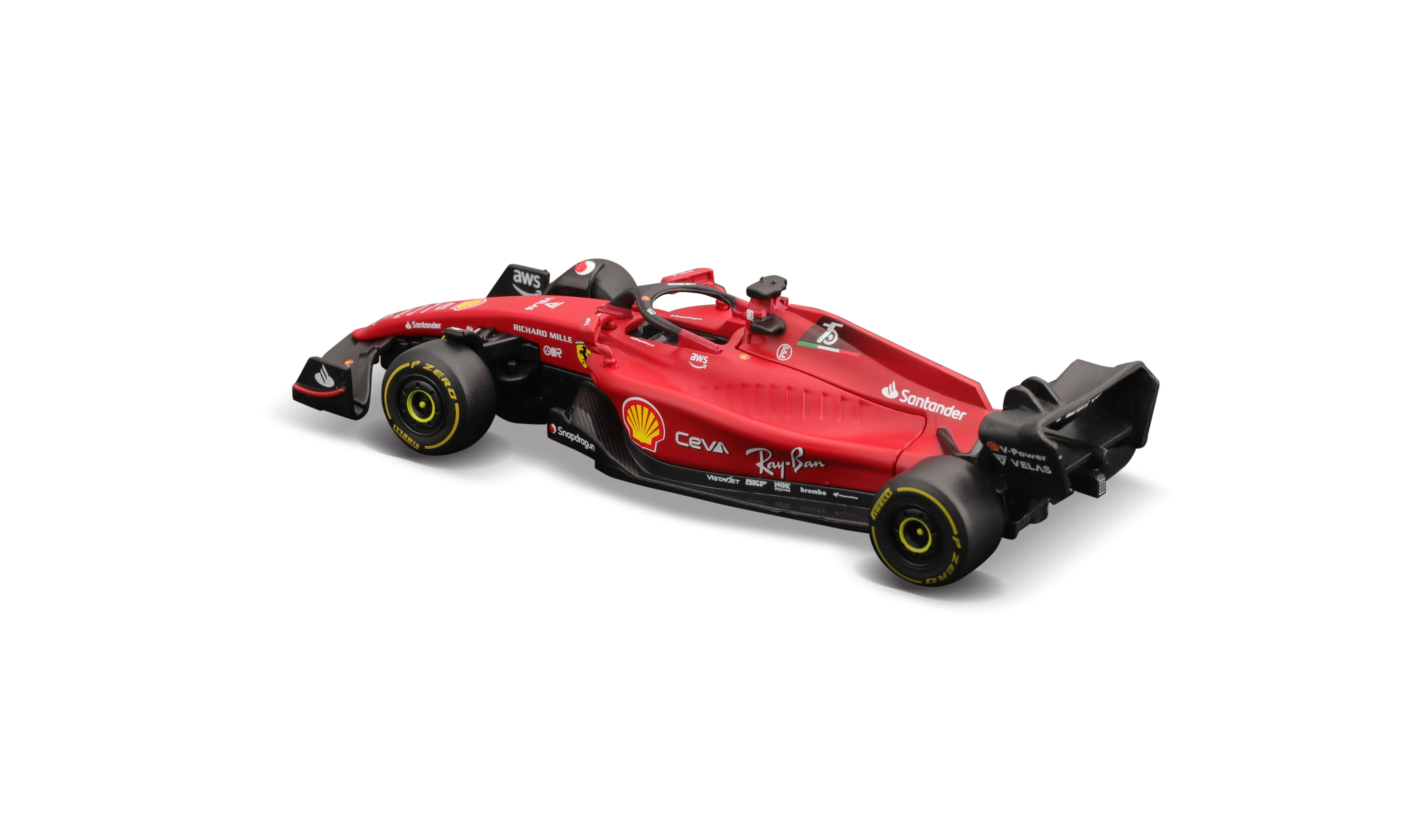 Maisto 1:41 Ferrari F1-75 Racing Car Model Bluetooth Remote Control Car Edition Alloy Luxury Vehicle Collection Model Toy Gifts