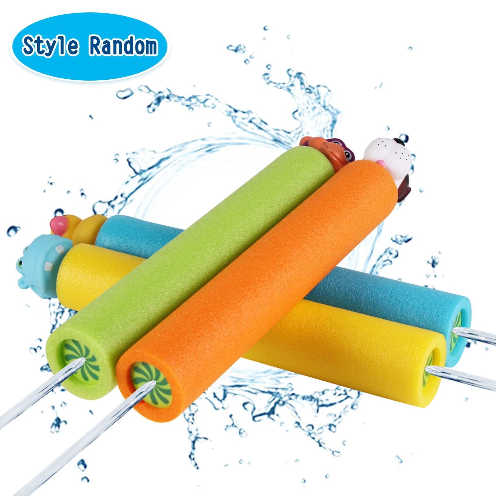 

Cute Animal Push Pull Foam Water Gun Shooter Soaker Blaster Toy for Swimming Pool Beach Summer Outdoor Play Toy Kid Children Toy