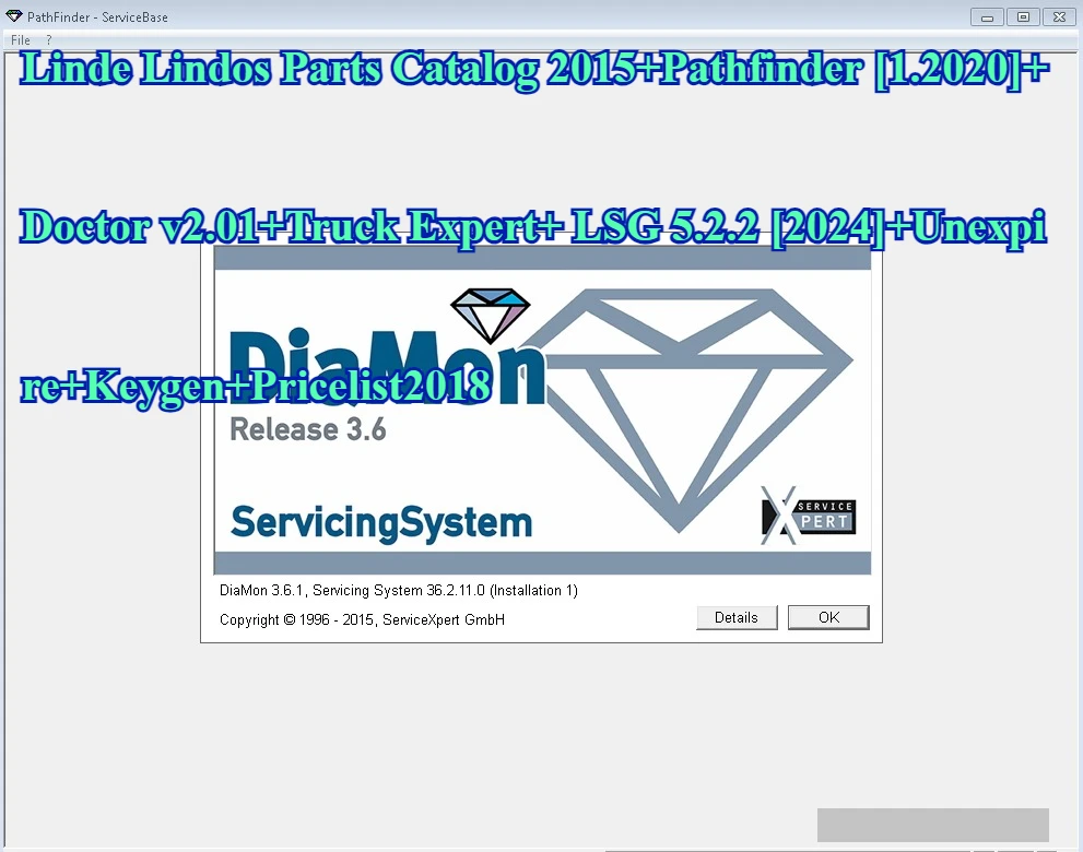 

Детали Linde Lindos Catalog 2015+Pathfinder [1.2020]+Doctor v2.01+Truck Expert+ LSG 5.2.2 [2024]+Unexpire+Keygen+Pricelist2018