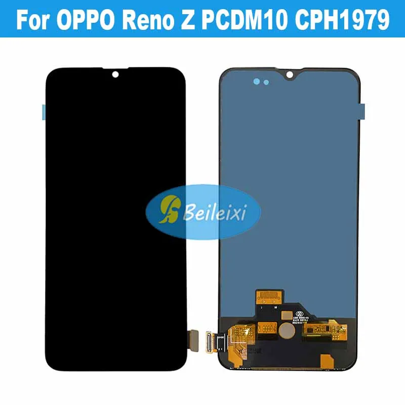 For OPPO Reno Z CPH1979 PCDM10 PCDT10 LCD Display Touch Screen Digitizer Assembly