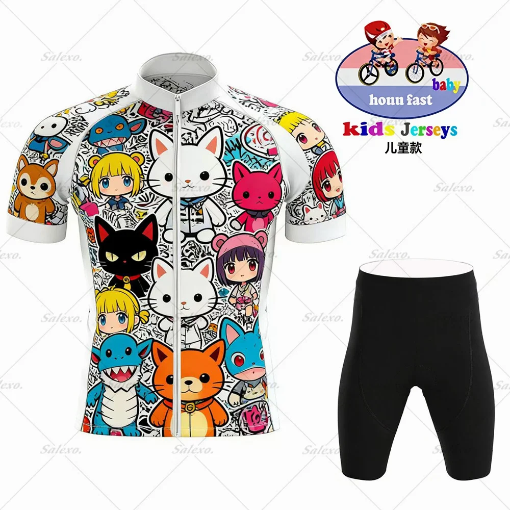 Baby 2026 Kids Cycling Jersey Set Boys Girls Cycling Clothing Children Road Bike Shirts Suit Bicycle Pants MTB Maillot Ciclismo - view 5