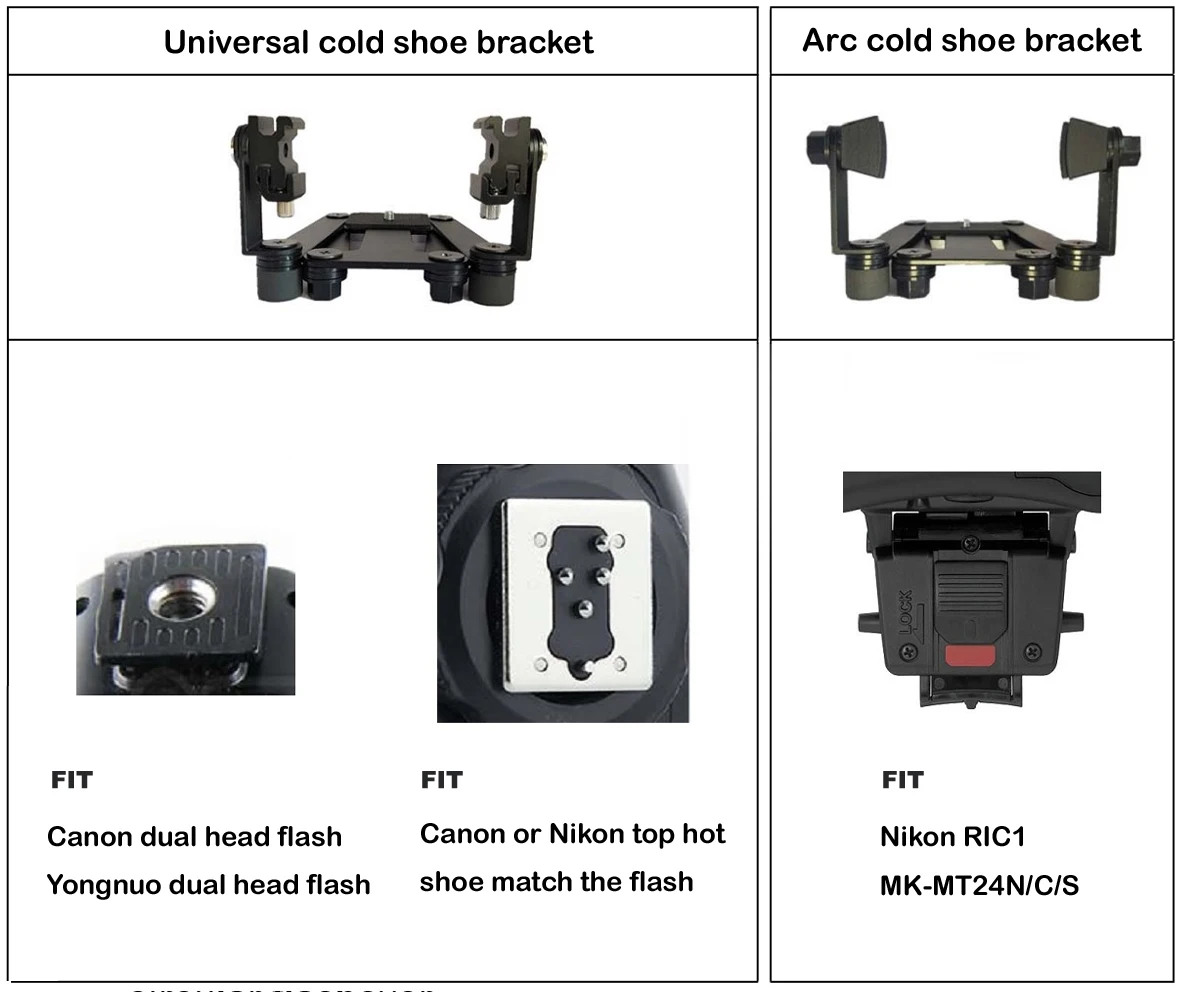 MF12 MK200 MT24N R1C1 Accessories for Oral Macro Photography Bracket