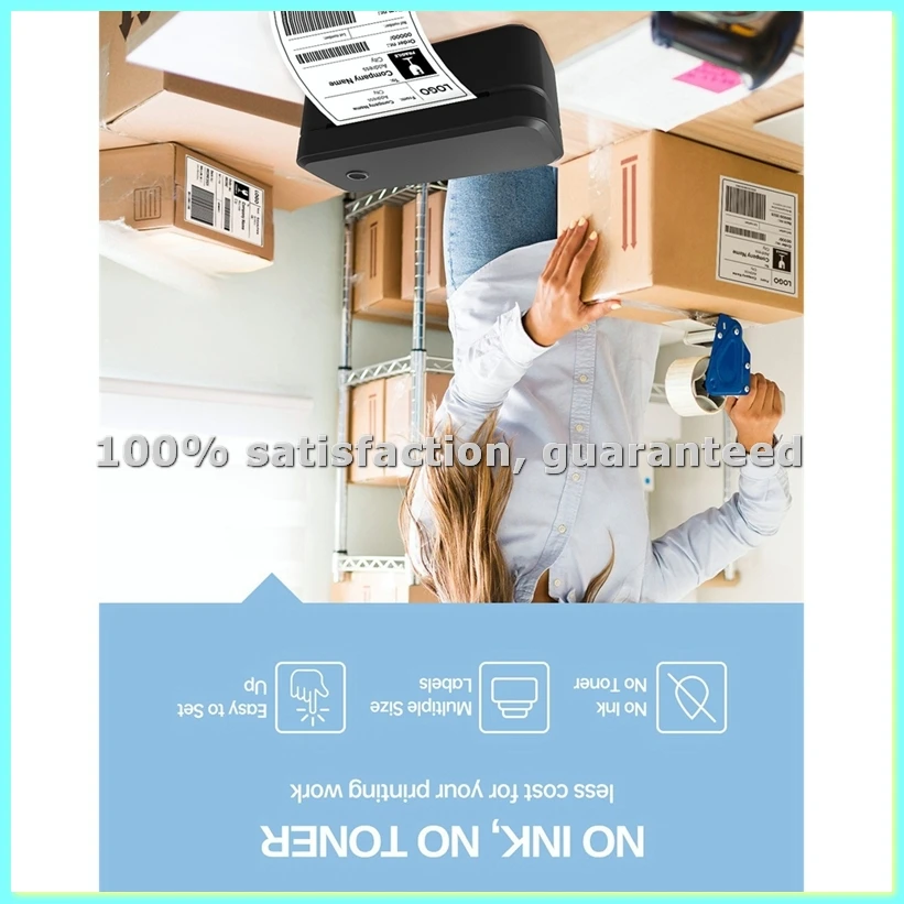 

Thermal Label Printer,Wireless Label Printers for Small Business for Shipping Packages,Express Delivery Label Printer US-ABFT