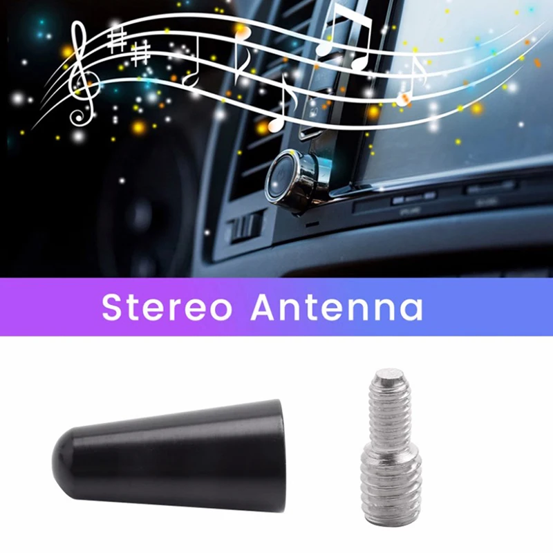 

Antenna 3Cm Roof Antenna Short Pole Antenna Car Pole Antenna Short Adapter Radio Foot