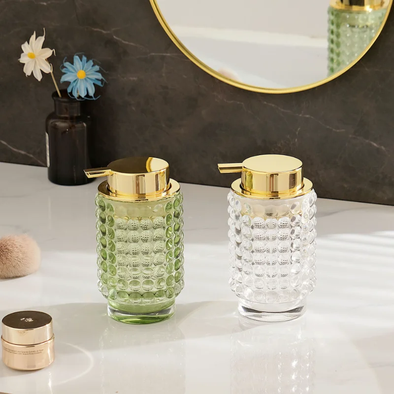 

Luxury Glass Emulsion Individualized Foaming Bottle,push-type Soap Liquid Bottle,shampoo Body Wash Facial Cleanser Foaming Devic