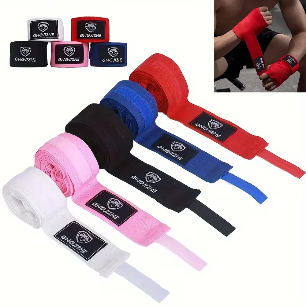 2 Piezas de Vendas Deportivas para Boxeo, Vendas para Manos de MMA, Correas Elásticas para Guantes de Muay Thai, Juego de Vendas para Manos Unisex para Entrenamiento, Vendas Deportivas para Manos