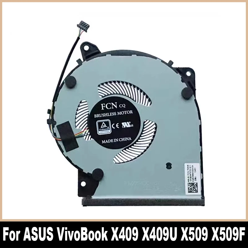 New For ASUS VivoBook X509 X509JA X509F X509FA X509U X409 X409U X409F FL8700D FL8700 Cooling Fan 13NB0MT0T01211 DFS561405PL0T