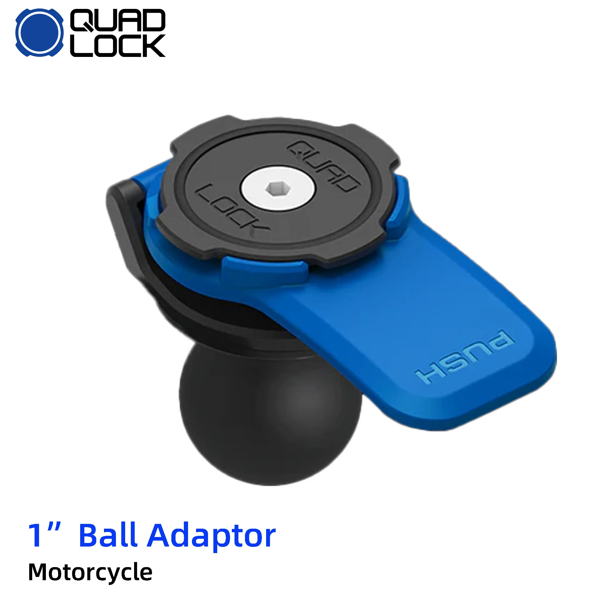 Dudukan telepon QUAD LOCK UNTUK sepeda motor-1 "Ball adapter Mount