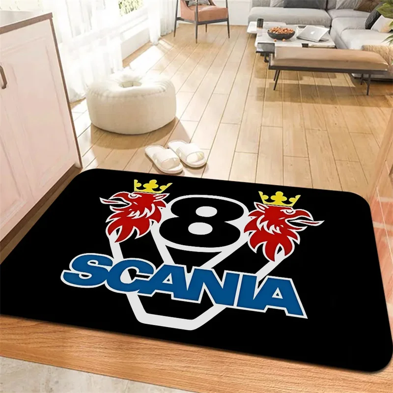 Top Class Truck S-Scania Long Rugs Kids Room Bedroom Decoration Balcony Anti-Slip Doormat Living Room Alfombra