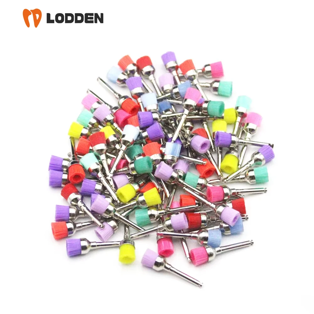 

10Pcs/Bag Dental Polishing Brush Disposable Nylon Small Flat Polishing Polisher Teeth Whitening Prophy Brushes Dentist Tools