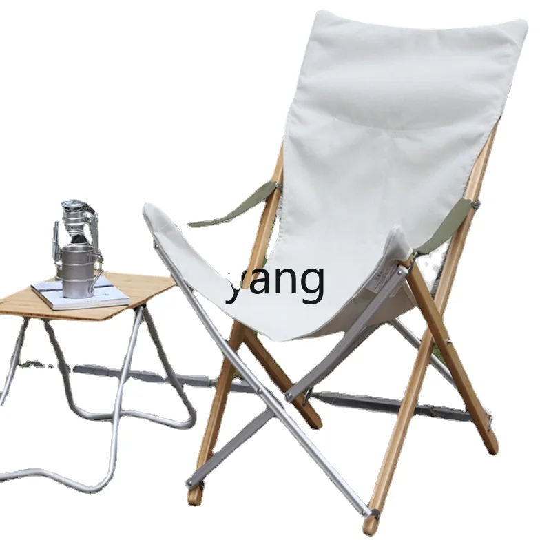 

Yhl Outdoor Folding Butterfly Chair Camping Chair High-Back Chair Home Picnic Field Cooking Outdoor Portable