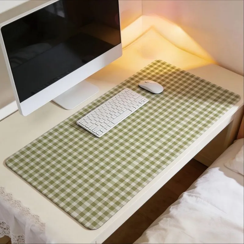 CIFbuy XXL Gaming Mouse Pad Non-Slip Rubber Durable For Office Home Computer Laptop Fresh Avocado Green Smooth Desk Mat