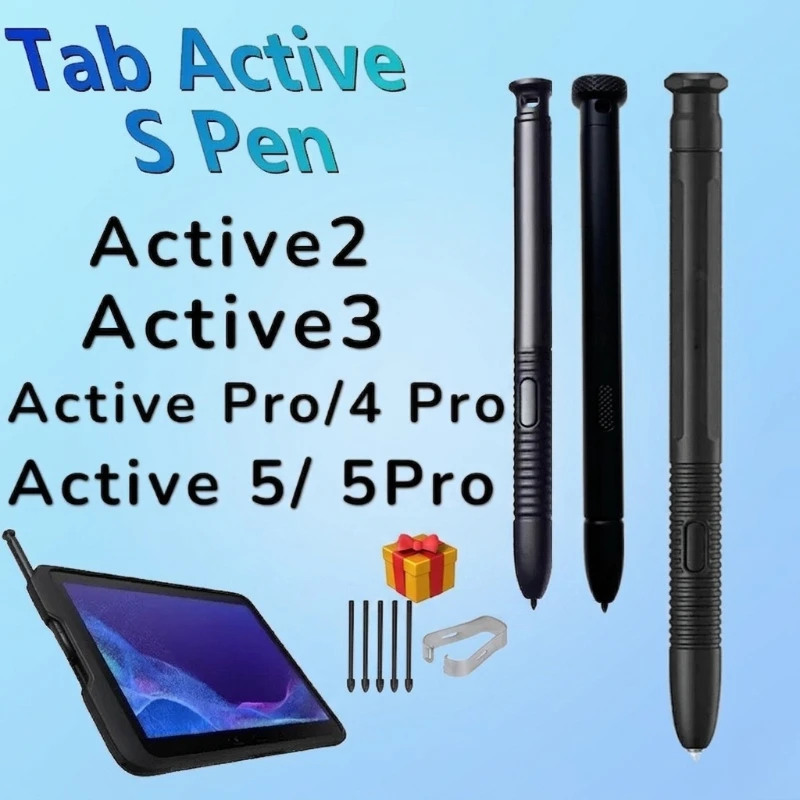 For Samsung Tab Active 2/3/4 Pro Active 5/5Pro  SM- T575 T636 X306 X350 Featuring Pressure-sensitive Touch Functionality Stylus