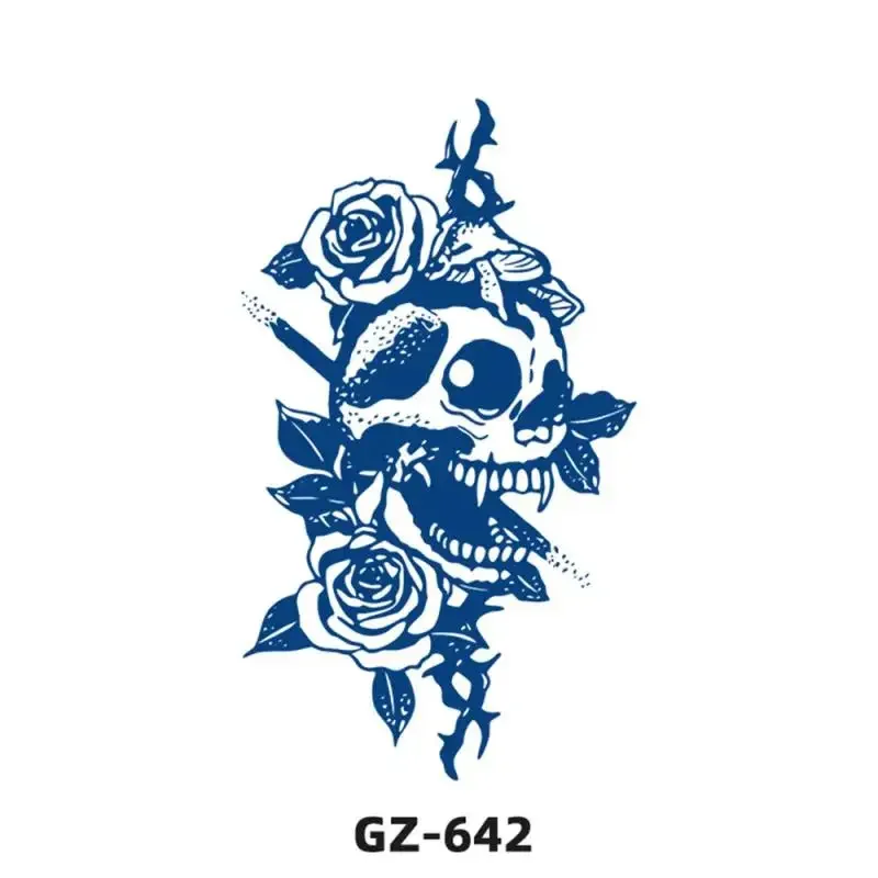 Большой Тотем Временные Татуировки Для Взрослых Мужчин Реалистичные Маори Шипы Нарукавники Водонепроницаемые Поддельные Татуировки Наклейки Рука Тела Татуировки 3D