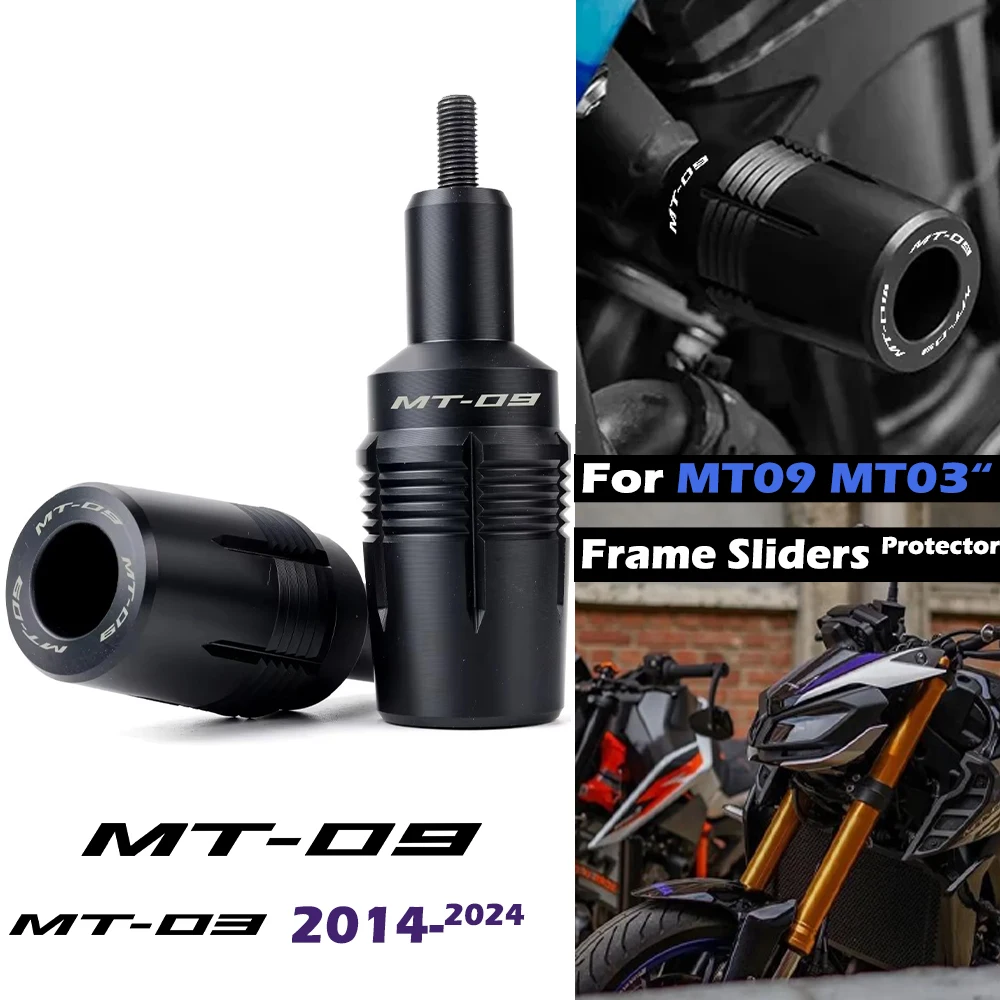 

Fit For Yamaha MT09 MT03 MT 09 MT-03 2014-2020 20212022 2023 2024 Motorcycle Frame Sliders Falling Crash Protection