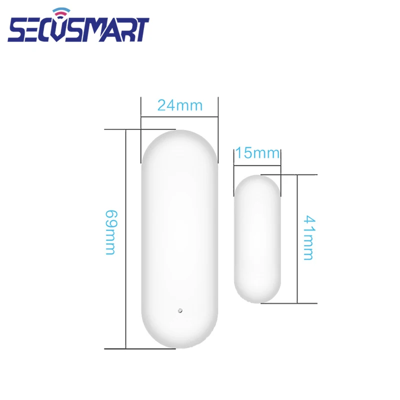 Tuya WiFi Smart Door Open Detector Brightness Sensor Home Security Anti Theft Window Alarm Tuya Smart Life APP Alexa Google Home