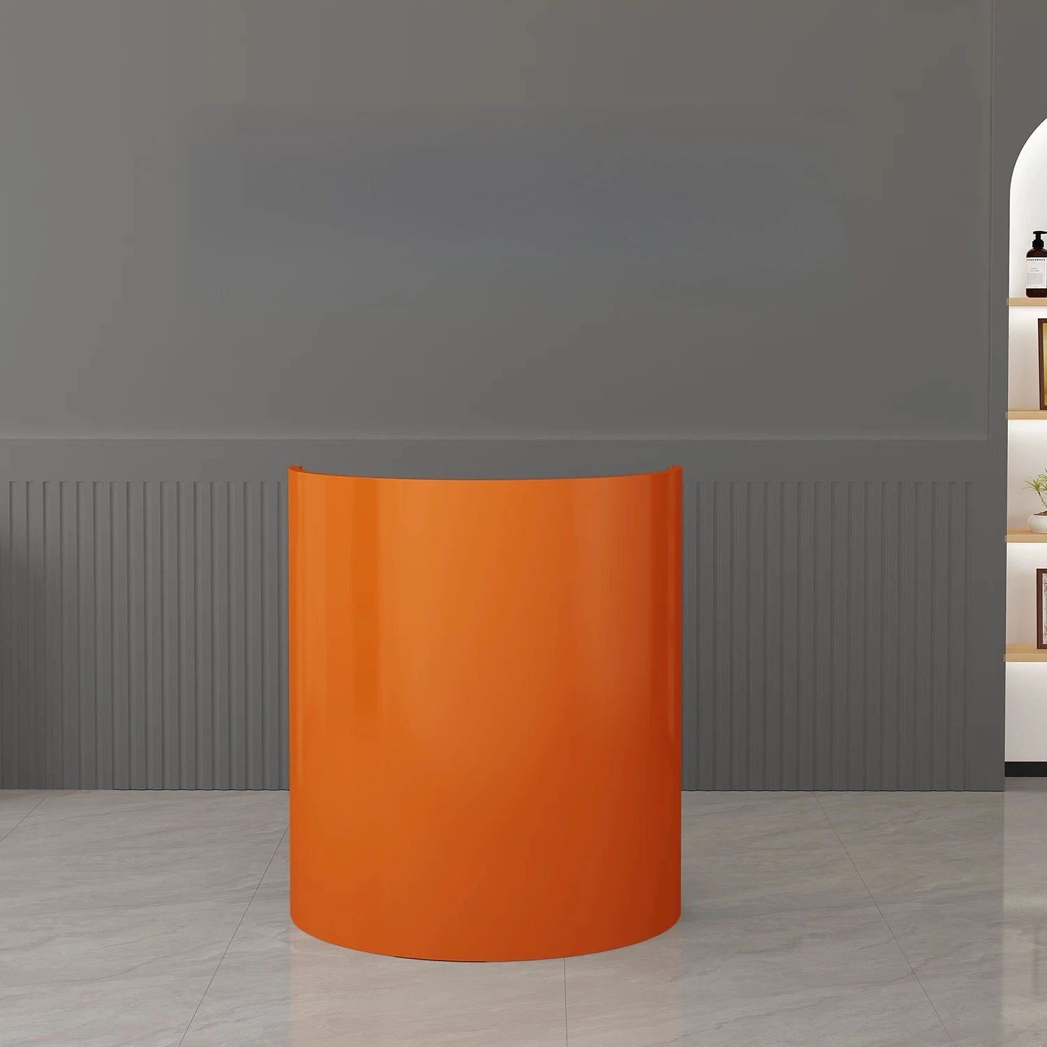 Checkout page Shop Small Company Painting Reception Desk Arc Clothing Store