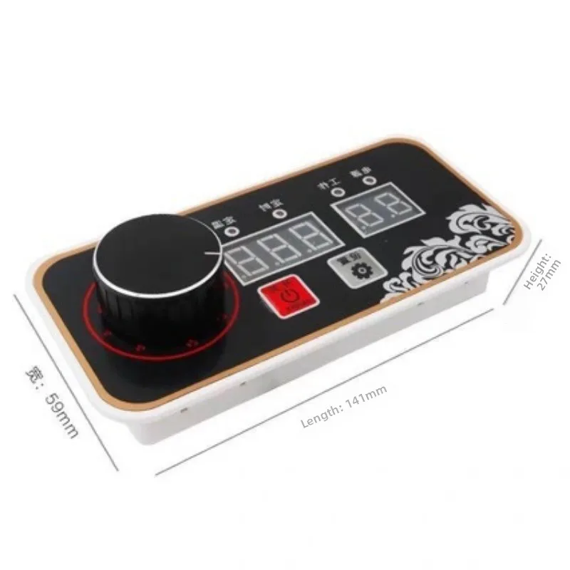 3500W Commercial Square Induction Cooker Built‑in Tabletop Hot Pot Stove Wired Control for Catering