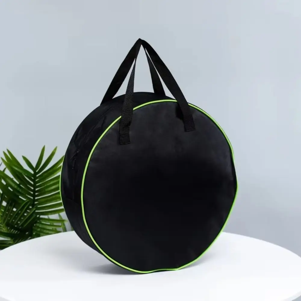 Car Charge Cable Bag Oxford Cloth Storage Bags Black Green Round Carry Bag Waterproof Electric Vehicle Car Tools Organizer