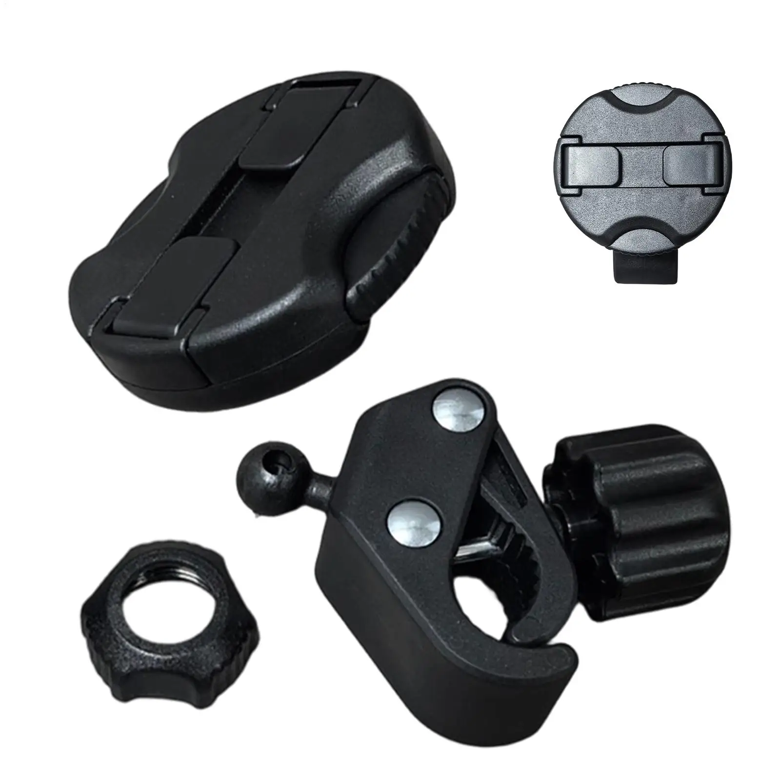 Phone Holder For Stroller Rotatable Electronics Organizer Support Stroller Phone Mount With Clamp For New Parents Women Men Wife