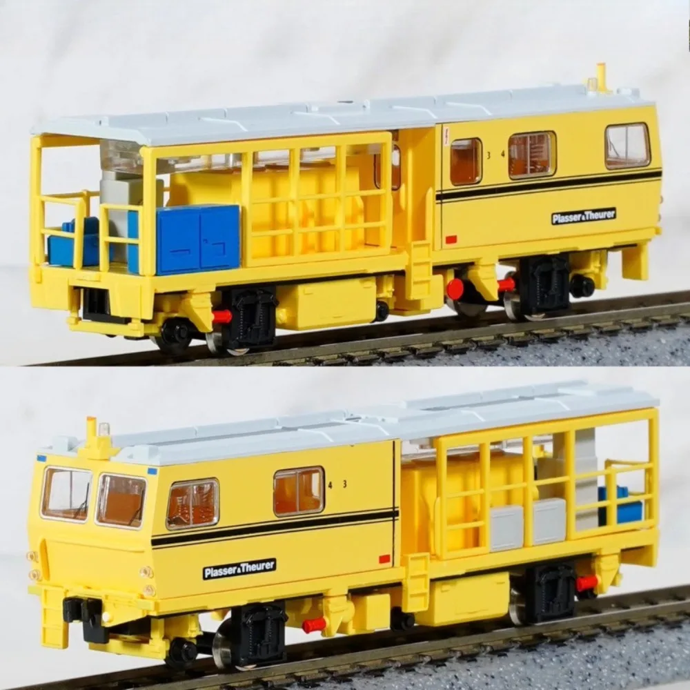 N-نوع 1/160 نموذج قطار السكك الحديدية لودر أطفال بالريموت كنترول متعددة الوظائف آلة الدك الأصفر 4787 قطار مجموعة الصبي لعبة هدية #3