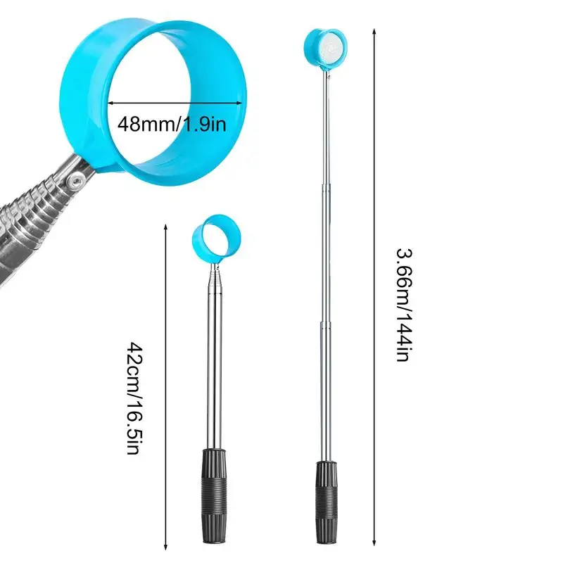 Telescópica Golf Ball Picker, coletor de bola, coletor de bola, seletor de golfe, suprimentos para lagoa, lama, arbustos, água