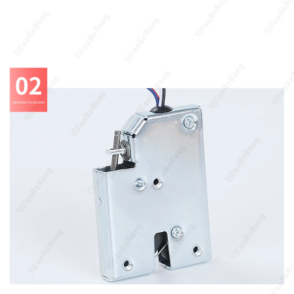 โซลินอยด์ไฟฟ้าขนาดเล็กล็อกล็อกประตูโลหะ12V แม่เหล็กไฟฟ้าสำหรับล็อกเกอร์อิเล็กทรอนิกส์ล็อคตู้อัจฉริยะ