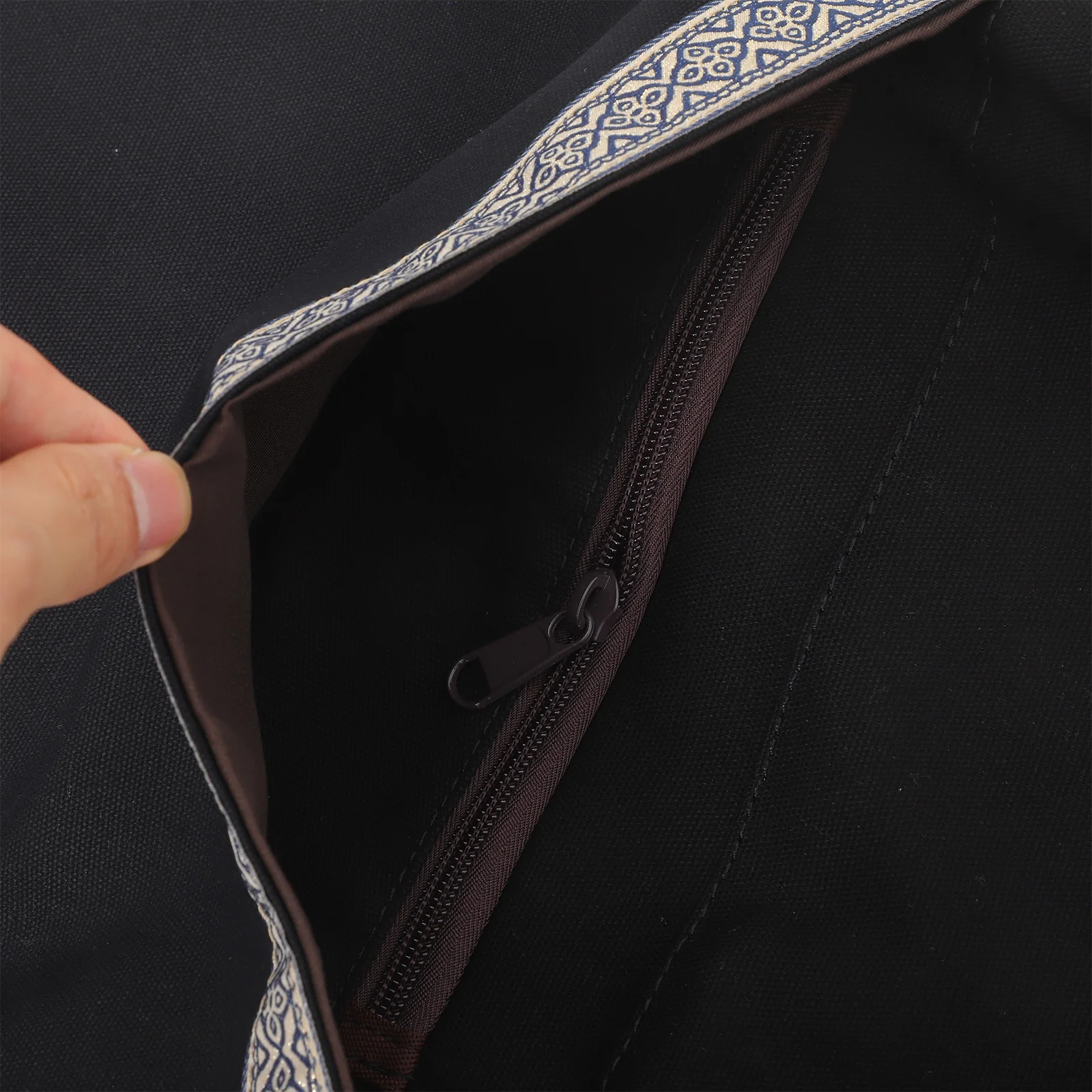 Yoga Mat Storage Bag Lightweight Canvas Yoga Carrier Portable Fitness Organizer Large Opening For Easy Carry Shoulder Strap