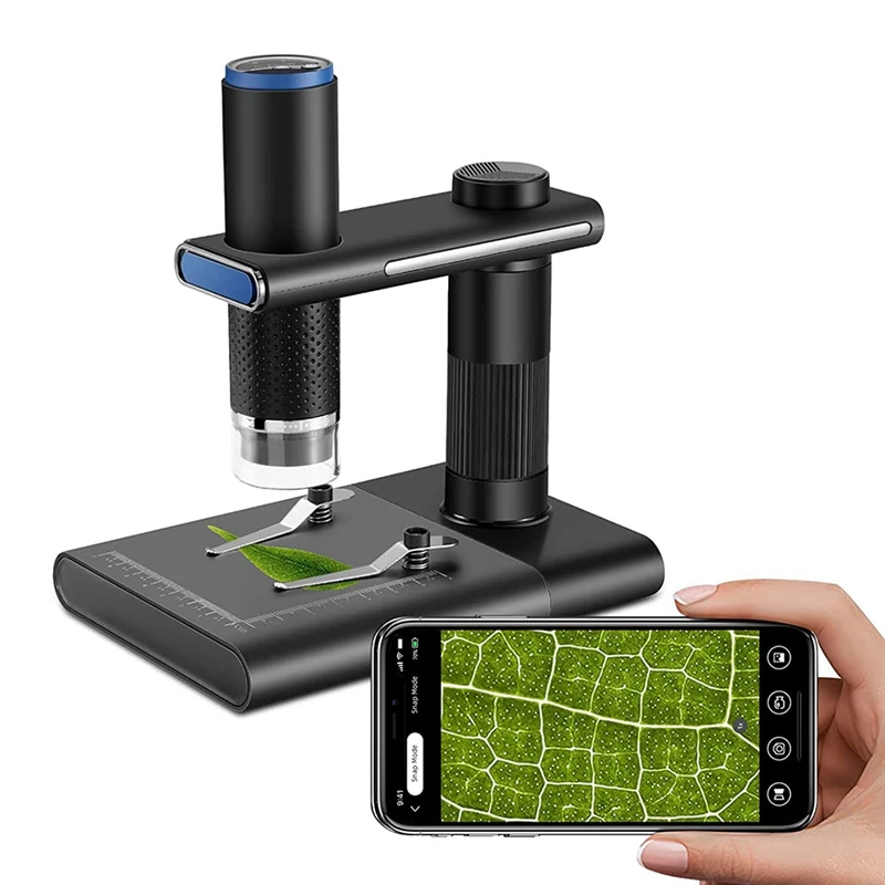 

HOT SALE Wifi Camera Microscope For Phone, 50-1000X Portable Handheld USB Digital Microscope With Adjustable Stand,Compatible