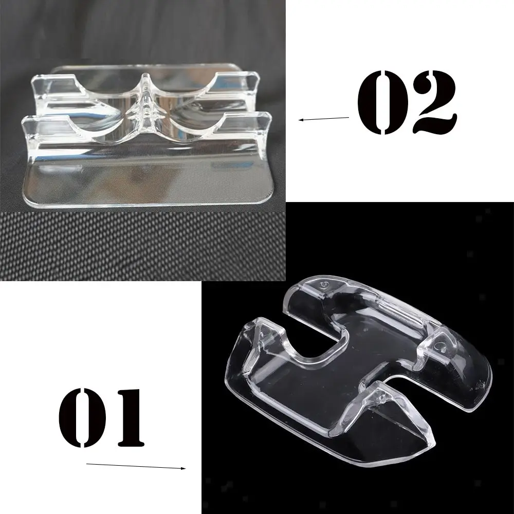 4Pcs/Pack Skate Board Display Rack Inline Skate Shoes Universal Transparent Skate Shoes Stand Hockey