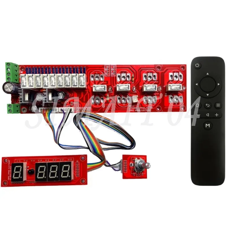 

Relay Volume Board Volume Controller with Display Screen Remote Control Volume Board with Input Switching