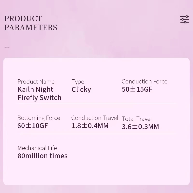 Kailh Box-Joli de clavier mécanique Clicky RVB, interrupteurs Shoescent, bricolage, Firefly Night, SMD, MX, 60g